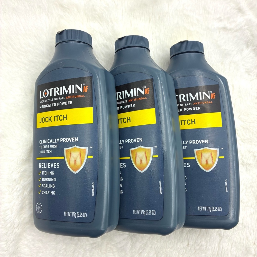 AF Jock Itch Medicated Powder - 3 Bottles